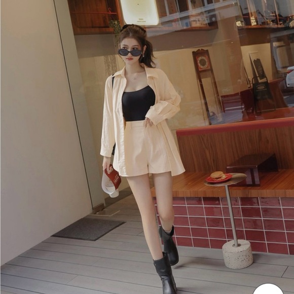 NEW! AIR SPACE Plain Corduroy Shorts - Picture 3 of 5